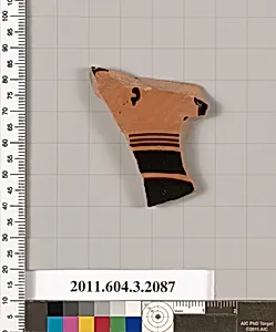 Terracotta fragment of a kylix (drinking cup) by Unknown Artist