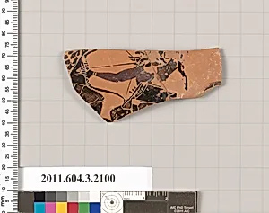Terracotta fragment of a kylix (drinking cup) by Unknown Artist