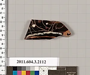 Terracotta fragment of a kylix (drinking cup) by Unknown Artist
