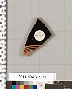 Terracotta fragment of a kylix (drinking cup) by Unknown Artist