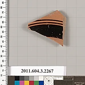 Terracotta fragment of a kylix (drinking cup) by Unknown Artist