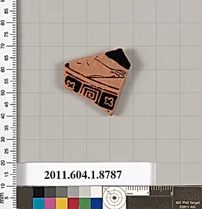 Terracotta fragment of a kylix (drinking cup) by Unknown Artist
