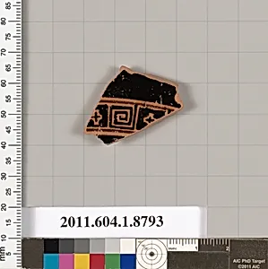 Terracotta fragment of a kylix (drinking cup) by Unknown Artist