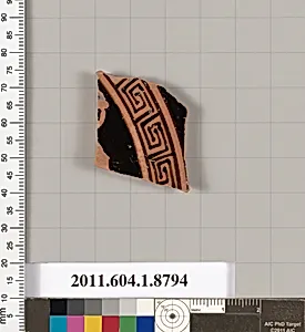 Terracotta fragment of a kylix (drinking cup) by Unknown Artist