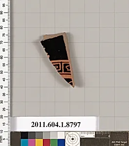 Terracotta fragment of a kylix (drinking cup) by Unknown Artist