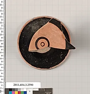 Terracotta fragment of a kylix (drinking cup) by Unknown Artist