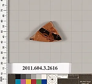 Terracotta fragment of a kylix (drinking cup) by Unknown Artist