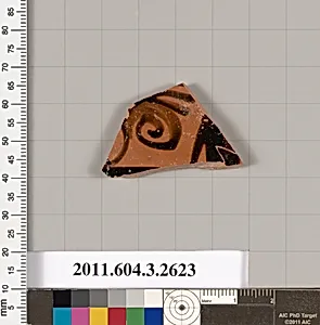 Terracotta fragment of a kylix (drinking cup) by Unknown Artist