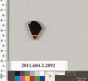Terracotta fragment of a kylix (drinking cup)? by Unknown Artist