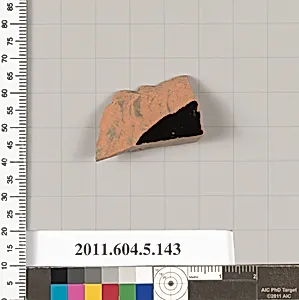 Terracotta fragment of a kylix (drinking cup)