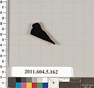 Terracotta fragment of a kylix (drinking cup)