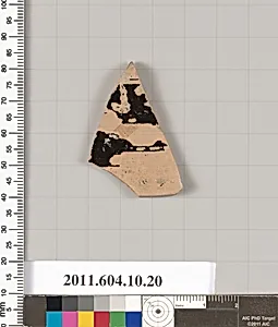 Terracotta fragment of a kylix (drinking cup) by Unknown Artist