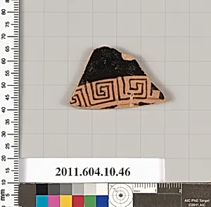 Terracotta fragment of a kylix (drinking cup) by Unknown Artist