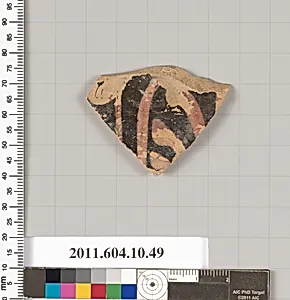 Terracotta fragment of a kylix (drinking cup) by Unknown Artist