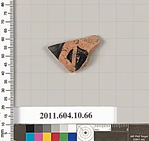 Terracotta fragment of a kylix (drinking cup) by Unknown Artist