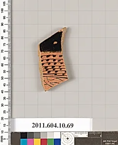 Terracotta fragment of a kylix (drinking cup) by Unknown Artist