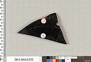 Terracotta fragment of a kylix (drinking cup) by Unknown Artist