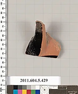 Terracotta fragment of a kylix (drinking cup) by Unknown Artist