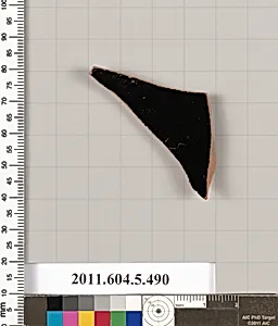 Terracotta fragment of a kylix (drinking cup) by Unknown Artist