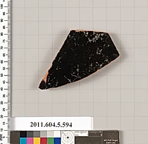 Terracotta fragment of a kylix (drinking cup) by Unknown Artist