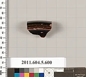 Terracotta fragment of a kylix (drinking cup) by Unknown Artist