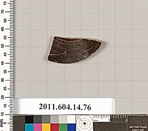 Terracotta fragment of a kylix (drinking cup)? by Unknown Artist