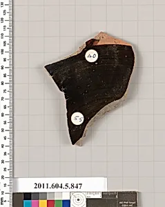 Terracotta fragment of a kylix (drinking cup) by Unknown Artist