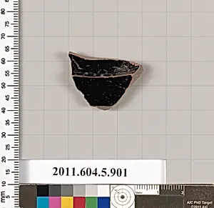 Terracotta fragment of a kylix (drinking cup) by Unknown Artist