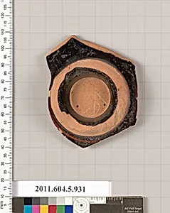 Terracotta fragment of a kylix (drinking cup) by Unknown Artist