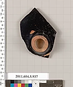 Terracotta fragment of a kylix (drinking cup) by Unknown Artist
