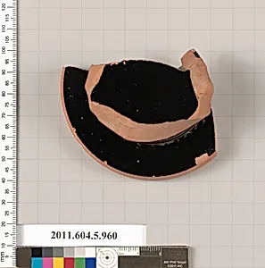 Terracotta fragment of a kylix (drinking cup) by Unknown Artist