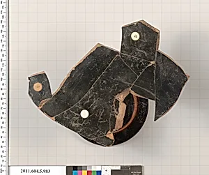 Terracotta fragment of a kylix (drinking cup) by Unknown Artist