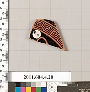 Terracotta fragment of a kylix (drinking cup) by Unknown Artist