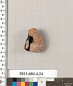 Terracotta fragment of a kylix (drinking cup) by Unknown Artist