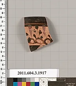 Terracotta fragment of a kylix (drinking cup) or a skyphos (deep drinking cup)? by Unknown Artist