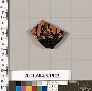 Terracotta fragment of a kylix (drinking cup) or a skyphos (deep drinking cup)? by Unknown Artist