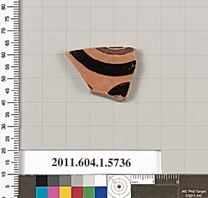 Terracotta fragment of a kylix: eye-cup (drinking cup) by Unknown Artist