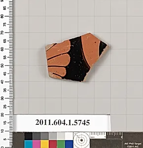 Terracotta fragment of a kylix: eye-cup (drinking cup) by Unknown Artist
