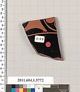 Terracotta fragment of a kylix: eye-cup (drinking cup) by Unknown Artist