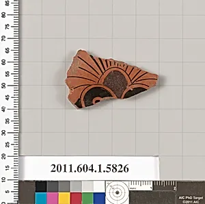 Terracotta fragment of a kylix: eye-cup (drinking cup) by Unknown Artist