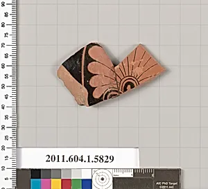 Terracotta fragment of a kylix: eye-cup (drinking cup) by Unknown Artist