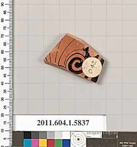 Terracotta fragment of a kylix: eye-cup (drinking cup) by Unknown Artist