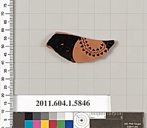 Terracotta fragment of a kylix: eye-cup (drinking cup) by Unknown Artist