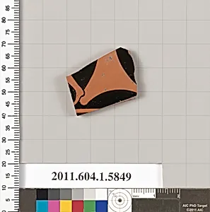 Terracotta fragment of a kylix: eye-cup (drinking cup) by Unknown Artist