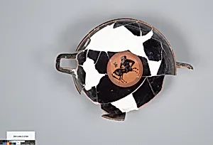 Terracotta fragment of a kylix: eye-cup (drinking cup) by Unknown Artist