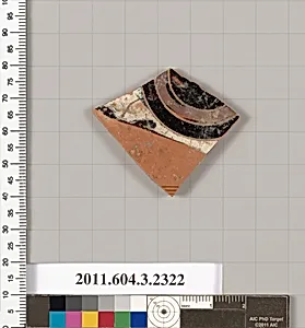 Terracotta fragment of a kylix: eye-cup (drinking cup) by Unknown Artist