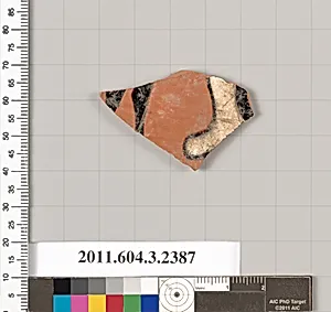 Terracotta fragment of a kylix: eye-cup (drinking cup) by Unknown Artist