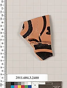 Terracotta fragment of a kylix: eye-cup (drinking cup) by Unknown Artist