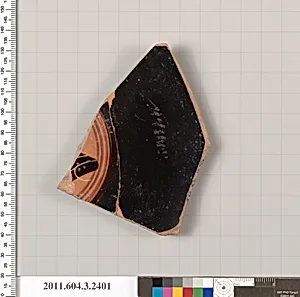 Terracotta fragment of a kylix: eye-cup (drinking cup) by Unknown Artist
