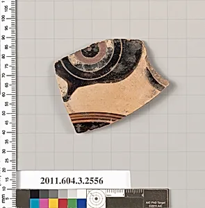 Terracotta fragment of a kylix: eye-cup (drinking cup) by Unknown Artist